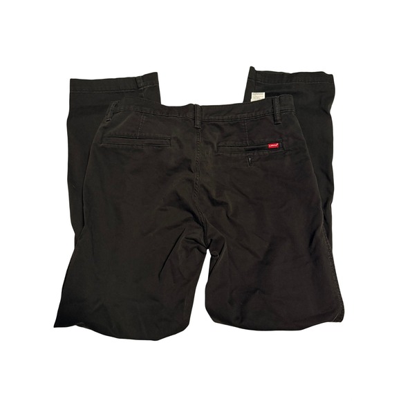 Levis XX Chino Relaxed Straight Pants Mens 34x34 Black Twill 001K5-0015 - Picture 4 of 4
